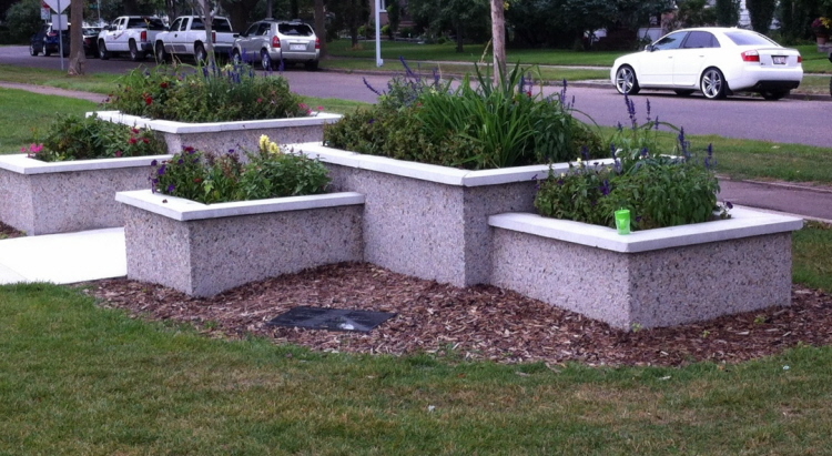 Memorial plaque and entrrance