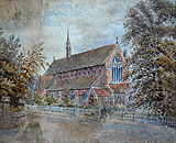 Old St. Mark's from a water colour painting